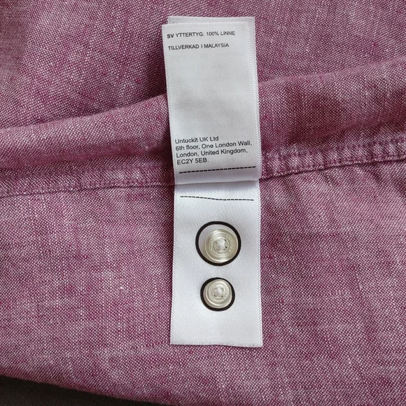 UNTUCKit Men's Laleure Linen Button-Up Shirt - Picture 12 of 15